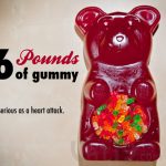 26 pound party gummy bear