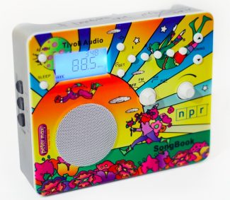 Peter Max Designed iPod Dock and Radio for NPR