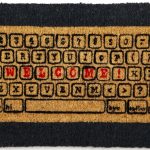 keyboard door mat