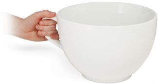 Giant Coffee Cup Holds 20 Cups