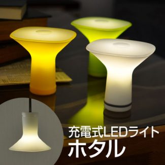 Hotaru Mushroom Shaped Rechargeable LED Light