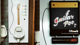 Rock Out with your C#ck Out, Playable Guitar Urinal