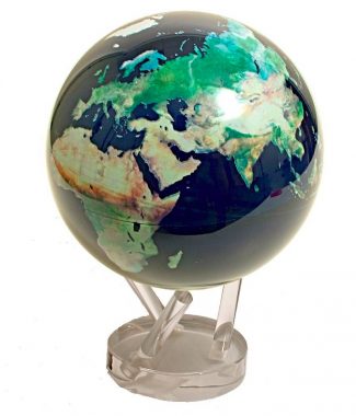 Self Rotating Satellite View Globe