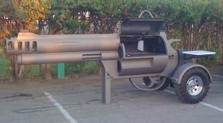 Gun Shaped Grill Makes for a Killer Barbecue