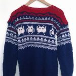 space invaders sweater