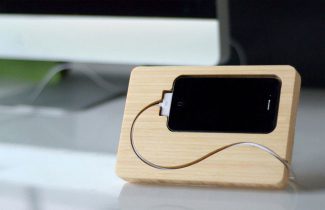 Chisel iPhone Dock is Carved from Wood