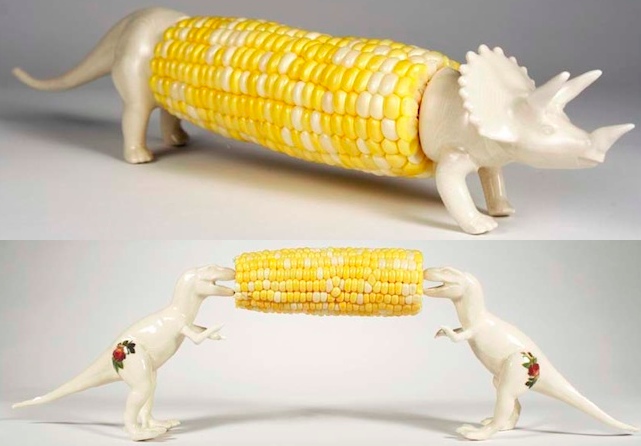 Dinosaur Corn Holders -