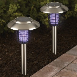 Solar Powered Bug Zapper and Accent Lights