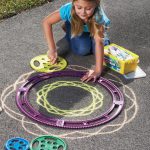 spiral art chalk