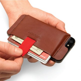 Wally iPhone Wallet Sticks to the Back of your Phone
