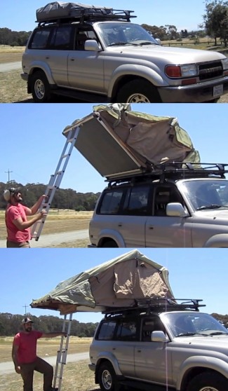 SUV Luggage Rack Tent