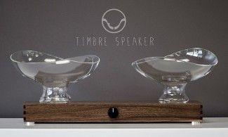 Timbre Speaker Uses Glass Bowls to Adjust the Sound