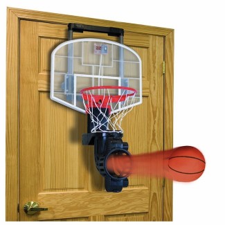 Auto Ball Return Over the Door Basketball Hoop