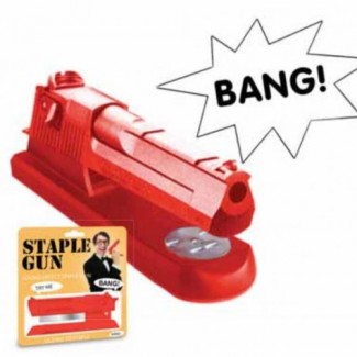 Staple Gun Stapler with Bang Sound Effect