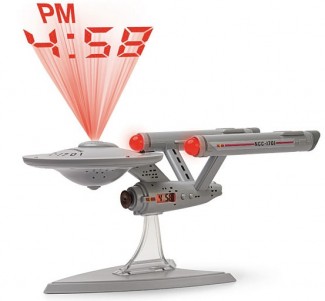 Star Trek Enterprise Projecting Alarm Clock