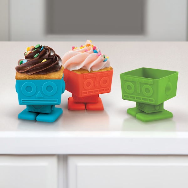 Yumbot Robot Cupcake Molds -