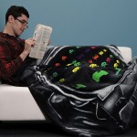 space invaders blanket in use
