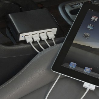 Charge 4 USB Devices at Once...In Your Car