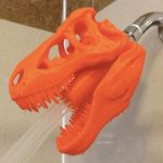 3d dinosaur shower head