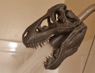 3D Printed T-Rex Showerhead