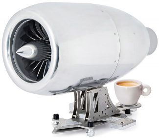 $15,000 Coffee Maker Shaped Like a Jet Engine