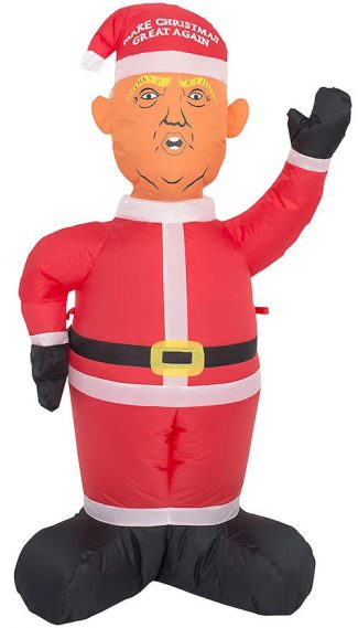 Inflatable Donald Trump Santa Decoration
