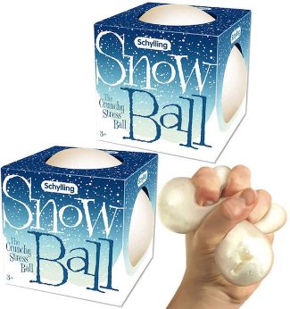 Squeeze Snow with a Snowball Squishy Ball